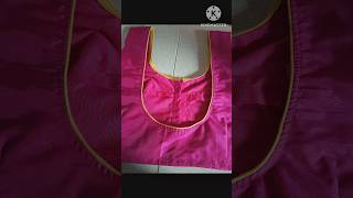 blouse ke gale me piping lagana Meena stitching and cuttingshort video [upl. by Daukas417]