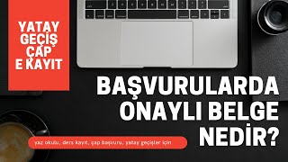 YATAY GEÇİŞ İÇİN İSTENEN “ONAYLI BELGE “ NEDİR [upl. by Pisano]