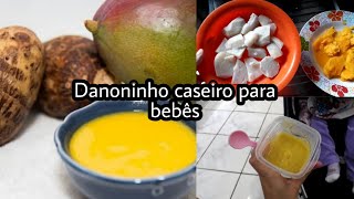 DANONINHO CASEIRO PARA BEBÊS FÁCIL E RÁPIDO [upl. by Hulburt879]