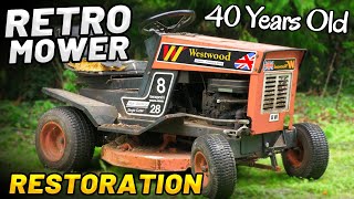 RETRO 40 YEAR OLD BRITISH MOWER RESTORATION [upl. by Aramat]