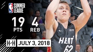 Duncan Robinson Full Highlights vs Lakers 20180703 Summer League  19 Pts 5 Threes [upl. by Mauricio129]