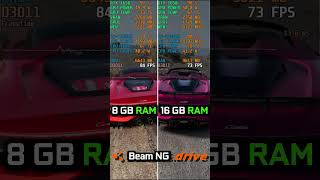 8GB vs 16GB RAM  BeamNGdrive [upl. by Pauline]