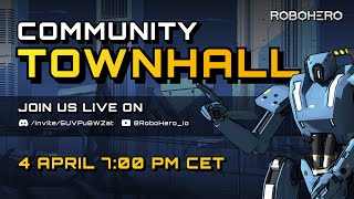 RoboHero Community Townhall Twitter account NFT Survivors ROBO Airdrop Stage 2 Marketplace [upl. by Hairahs]