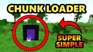 Build a Minecraft Chunk Loader  Super simple and cheap  Minecraft 121  122 [upl. by Denis]