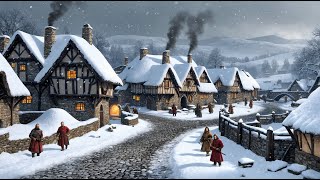 Enchanting Celtic Winter  A Snowy Village amp Medieval Chill Music for Relaxation [upl. by Jarvis]