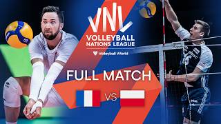 🇫🇷 FRA vs 🇵🇱 POL  Full Match  Mens VNL 2021 [upl. by Tibbs]