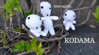 Kodama Amigurumi Tutorial Crochet [upl. by Eniarda]