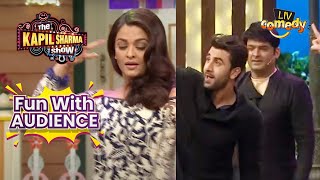 Ranbir And Aishwaryas Duet Performance On Kajra Re  The Kapil Sharma Show  Fun With Audience [upl. by Elna]