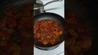 Sauteed Cajun shrimp recipe jerk Caribbean food [upl. by Icyaj]