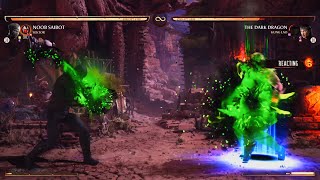 Saibot Noob vs The Dark Dragon【Mortal Kombat 1 Invasion Boss】 [upl. by Ynnej]