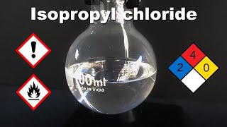 Isopropyl Chloride Synthesis Making an Alkyl Halide  DIY Gasoline Part 1 [upl. by Ssalguod786]