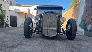 1930 model a ford coupe first drive Take a ride with me [upl. by Ecyle297]