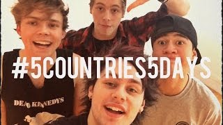 5Countries5Days Food Challenge  5 Seconds of Summer [upl. by Haras]