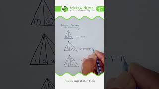 Triangle tricks  triangle counting tricks logicalability mathpuzzle brainteaser logicalpuzzle [upl. by Glynas]