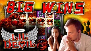 2 BONUSES  SUPER BIG WIN on Lil Devil  HEARTSTOPPER BONUS [upl. by Notsgnal546]