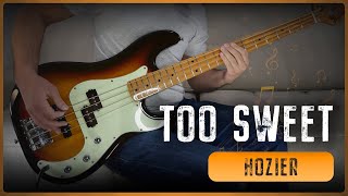 HOZIER  Too Sweet Bass Cover  Tabs [upl. by Asirem]