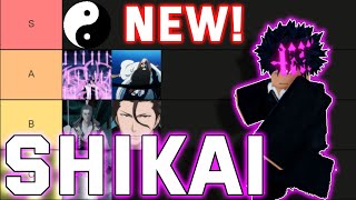 NEW UPDATED SHIKAI TIER LIST TYPE SOUL [upl. by Acirt]