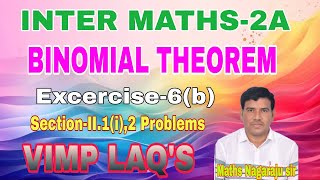 BINOMIALTHEOREM II LAQS II intermaths binomialtheorem ipe2025 mathsimpquestions maths2a [upl. by Velleman]