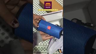 Portable Bluetooth Speaker for Rs 344 🎚️ comment for Link  meesho speaker shorts affordable [upl. by Ittap]