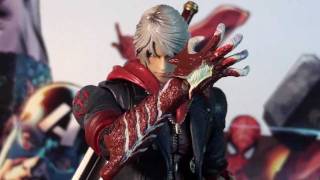 R84 Square Enix Play Arts Kai Devil May Cry 4 Nero Action Figure Review [upl. by Llertram]