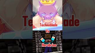 Technoblade vs Herobrine  The ultimate Minecraft Showdown [upl. by Adnolay]