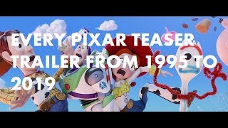 From 1995 to 2019 the history of Pixar teaser trailers [upl. by Hock]