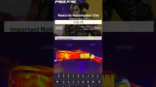 FREE FIRE REDEEM CODE TODAY 27 OCTOBER REDEEM CODE FREE FIRE  FF REDEEM CODE TODAY 27 OCTOBER FF ☠️ [upl. by Rossi]