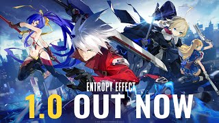 BlazBlue Entropy Effect  v10 Launch Trailer [upl. by Kalila]