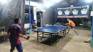 Big match between two Table tennis Players  Mr Soe Li Portal vs Mr H Ajat Vagabond  SKPC BEKASI [upl. by Hartill]