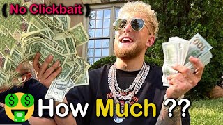 Jake Paul Made This Much Money From Tyron Woodley Fight 😮🤑 [upl. by Raymonds]