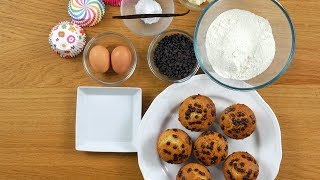 VideoRicetta dei Muffin con Gocce di Cioccolato di Italiani a Tavola [upl. by Romy]