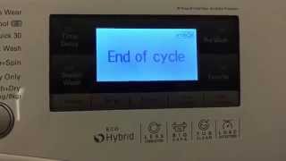 LG F1695RDH Washer Dryer Cycle Complete Melody 1080p 60FPS [upl. by Asillim]