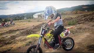 Mason Thinks Hes Ready For a Cobra 50 Dirt Bike [upl. by Eecart]