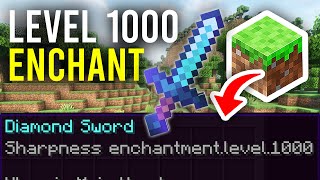 How To Get Level 1000 Enchantments In Minecraft  Full Guide [upl. by Jamilla]