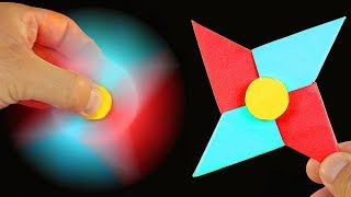 How To Make A Paper Fidget Spinner WITHOUT BEARINGS [upl. by Yeo]