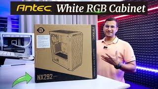 Antec NX292 White ARGB Gaming Cabinet Cinematic Intro [upl. by Nicolais878]