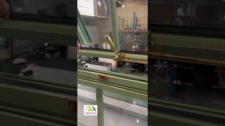 french window hardware demostration frenchwindow aluminiumwindow factory [upl. by Iur]