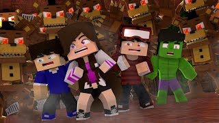 OS ANIMATRONICS QUEREM NOS COMER  MINECRAFT FIVE NIGHTS AT FREDDYS [upl. by Marienthal]