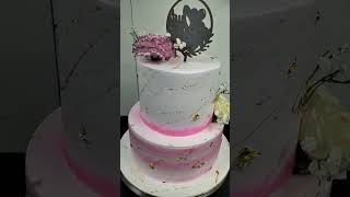 Best two tier cake designing😛 latest 2 tyre cakestwo tier cake freshcakes slabcake dessertcake [upl. by Linell]