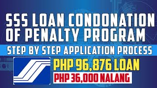 SSS LOAN PENALTY CONDONATION PROGRAM STEP BY STEP PROCESS AS OF 2022 DATING 96K NA LOAN 36K NALANG [upl. by Ahsas]