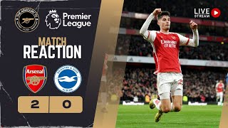 KAI HAVERTZ SCORES AGAIN  Arsenal 20 Brighton Match Reaction [upl. by Sokim]