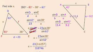 Sine and Cosine Laws When do You Use Each One [upl. by Kevina352]