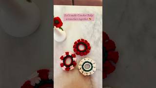 Tutorial for Handmade Crochet Scrunchie crochet youtube shorts tutorial orial [upl. by Edmead]