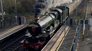 Earl Of Mount Edgcumbe thunders through Warwickshire Final Shakespeare Express of 2024 101124 [upl. by Cocks]