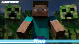 Minecraft Herobrine vs Steve animation coment [upl. by Nidorf]