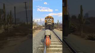 la lógica de las motos contra el tren en todo gta gta gta5 gaming [upl. by Doniv]