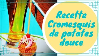 Recette Cromesquis de patates douce au curry [upl. by Adniroc]