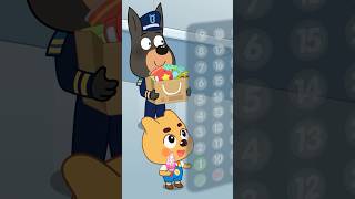 Kids Learn Elevator Safety Rules sherifflabrador shorts [upl. by Garv318]