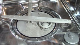 How to repair a dishwasher not draining cleaning  troubleshoot Whirlpool Kitchenaid [upl. by Atnas148]