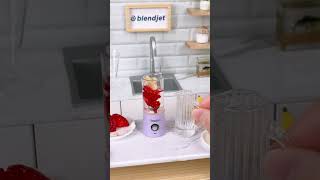 Mini Strawberry Banana Smoothie BlendJet Recipe [upl. by Esmaria24]